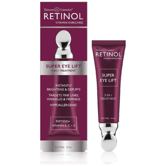 Retinol Super Eye Lift – 3-in-1 Dark Circle, Wrinkle & De-Puff Eye Treatment