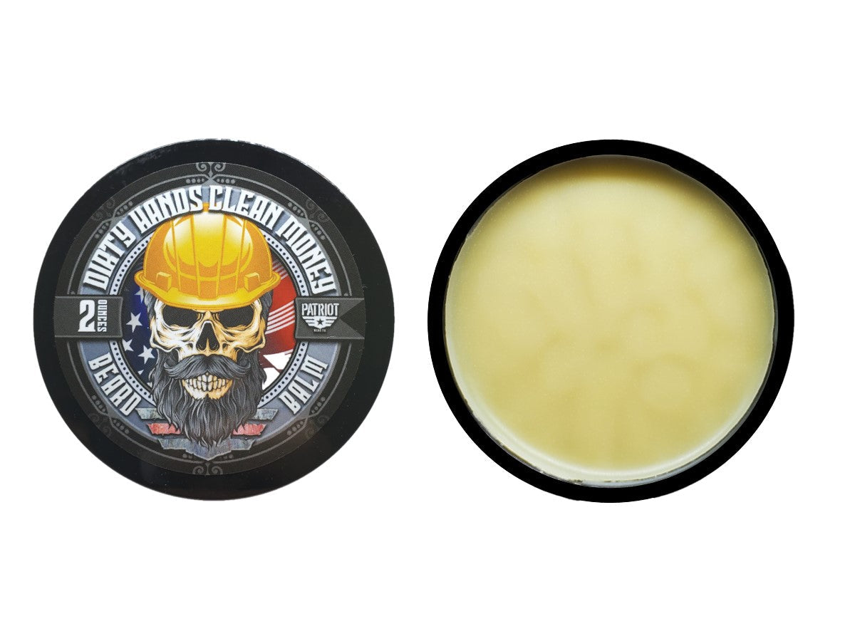Dirty Hands Clean Money 2oz Beard Balm – Leather & Oakmoss