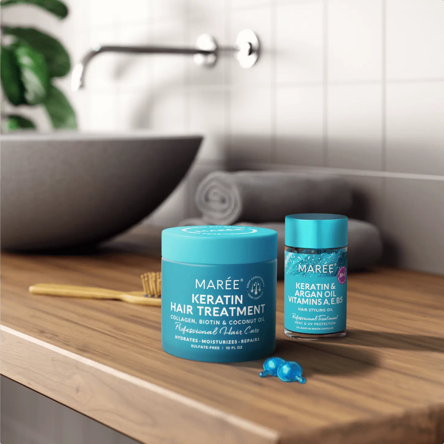 Maree Keratin Biotin & Coconut Oil Hair Treatment Mask