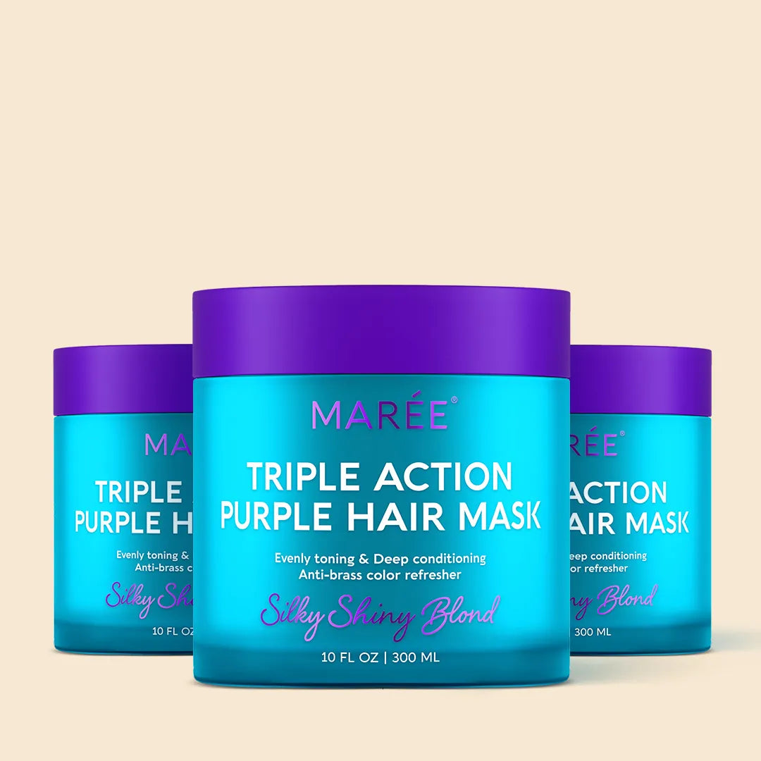 Maree Purple Toning Hair Mask for Blonde & Bleached Hair