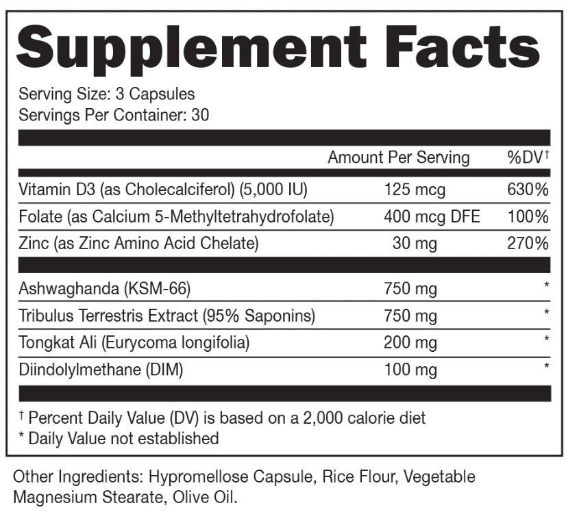 Bucked Up Rut Booster | Men's Vitality Support Formula