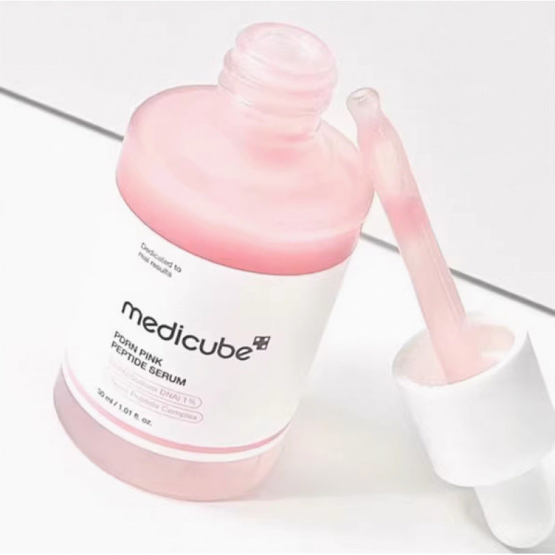 PDRN Pink Peptide Brightening Glow Serum | Collagen Hydrating & Firming Essence