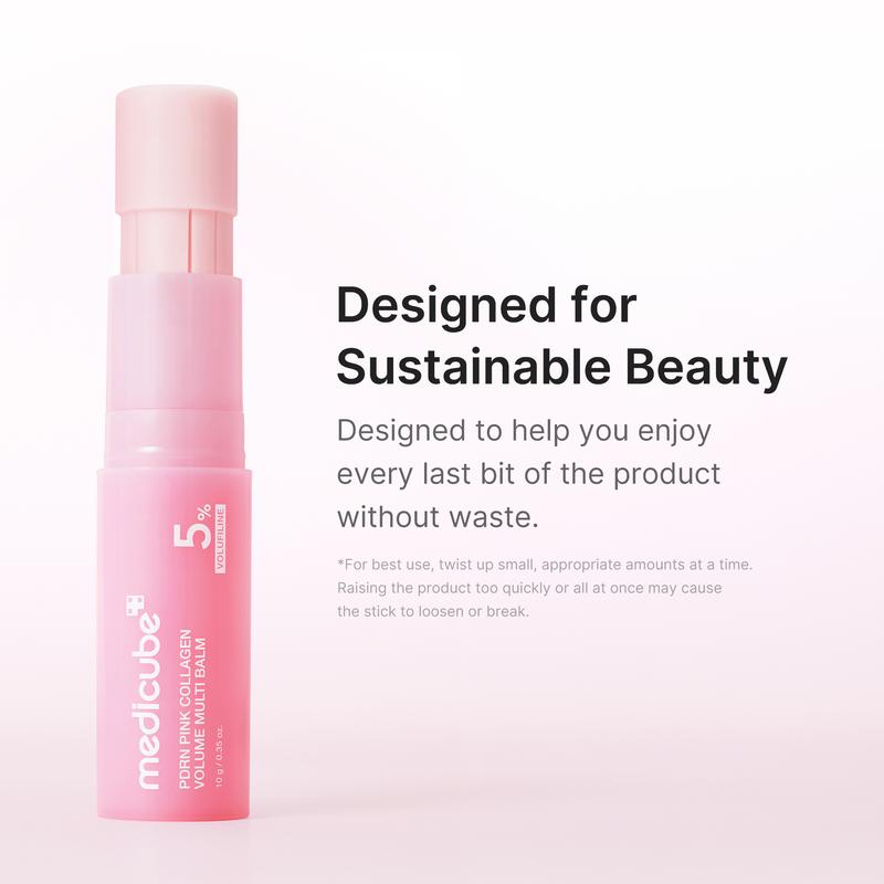 PDRN Pink Collagen Volume Multi Balm | Anti-Aging Stick for Eyes, Neck & Lips