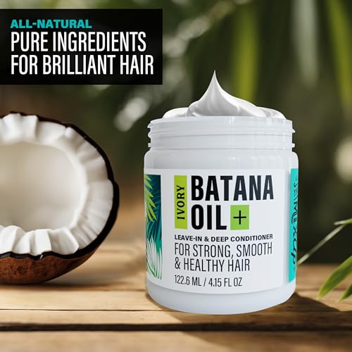 Ivory Batana Oil Leave-In & Deep Conditioning Hair Mask – Repair, Strengthen & Protect | 4oz