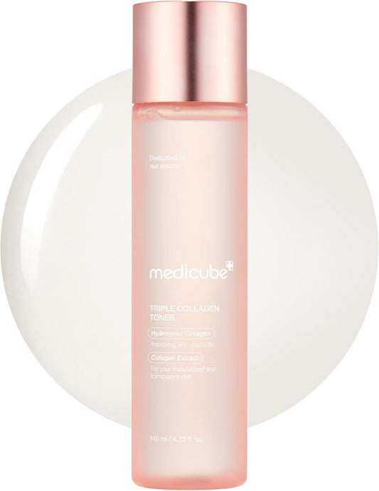 Medicube Triple Collagen Toner | Hydrolyzed + Atelo + Soluble Collagen
