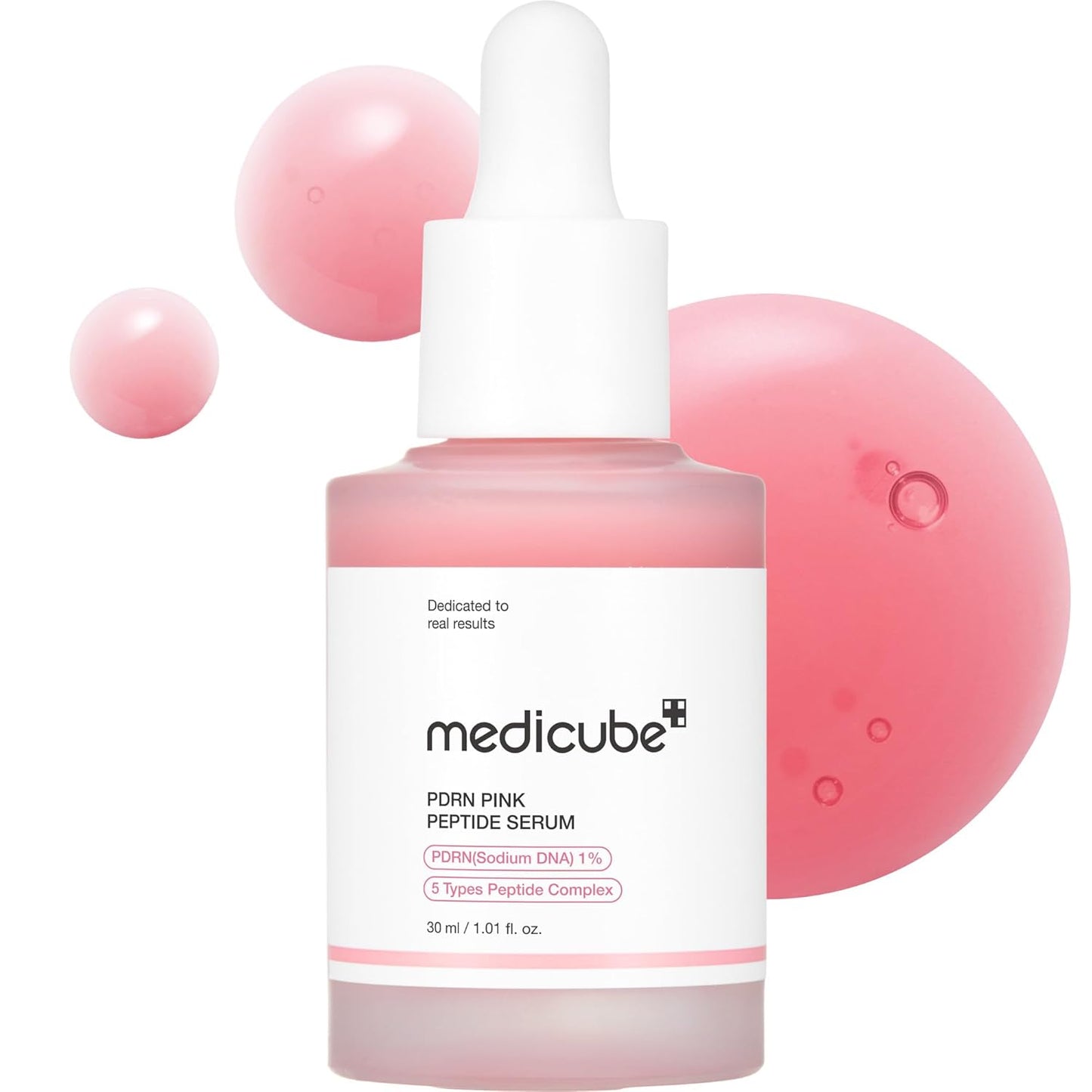 Medicube PDRN Pink Peptide Serum | Salmon Collagen + Hyaluronic Acid