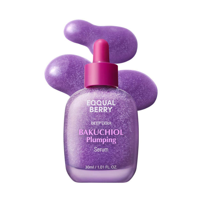 EQQUALBERRY Deep Cera Bakuchiol Plumping Serum | 5-Ceramide Barrier Repair