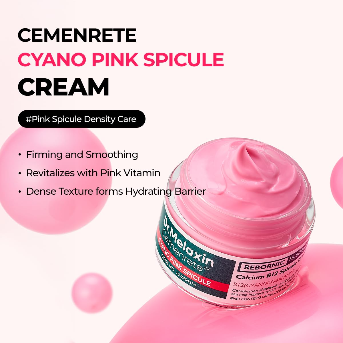 Dr. Melaxin Cemenrete Cyano Pink Spicule Cream – 50ml
