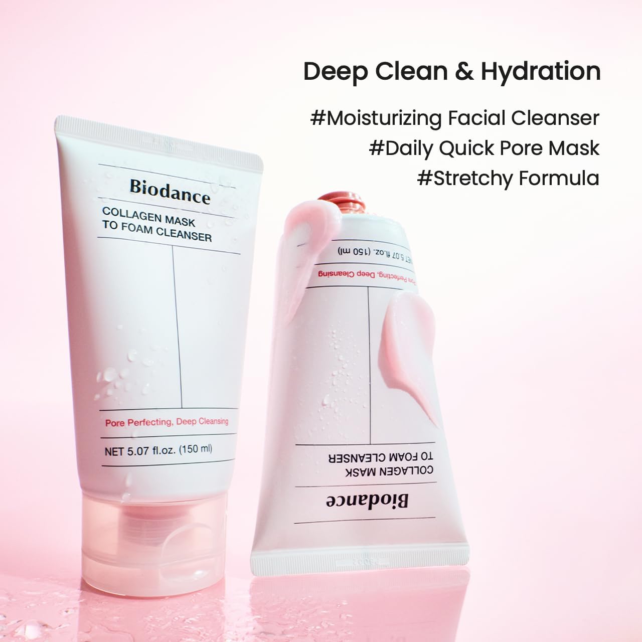 Biodance 2-in-1 Collagen Mask to Foam Cleanser | Deep Pore Cleanse + Hydration