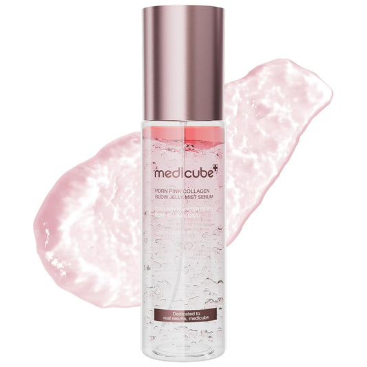 Medicube PDRN Pink Collagen Glow Jelly Mist | Niacinamide + Glutathione Brightening