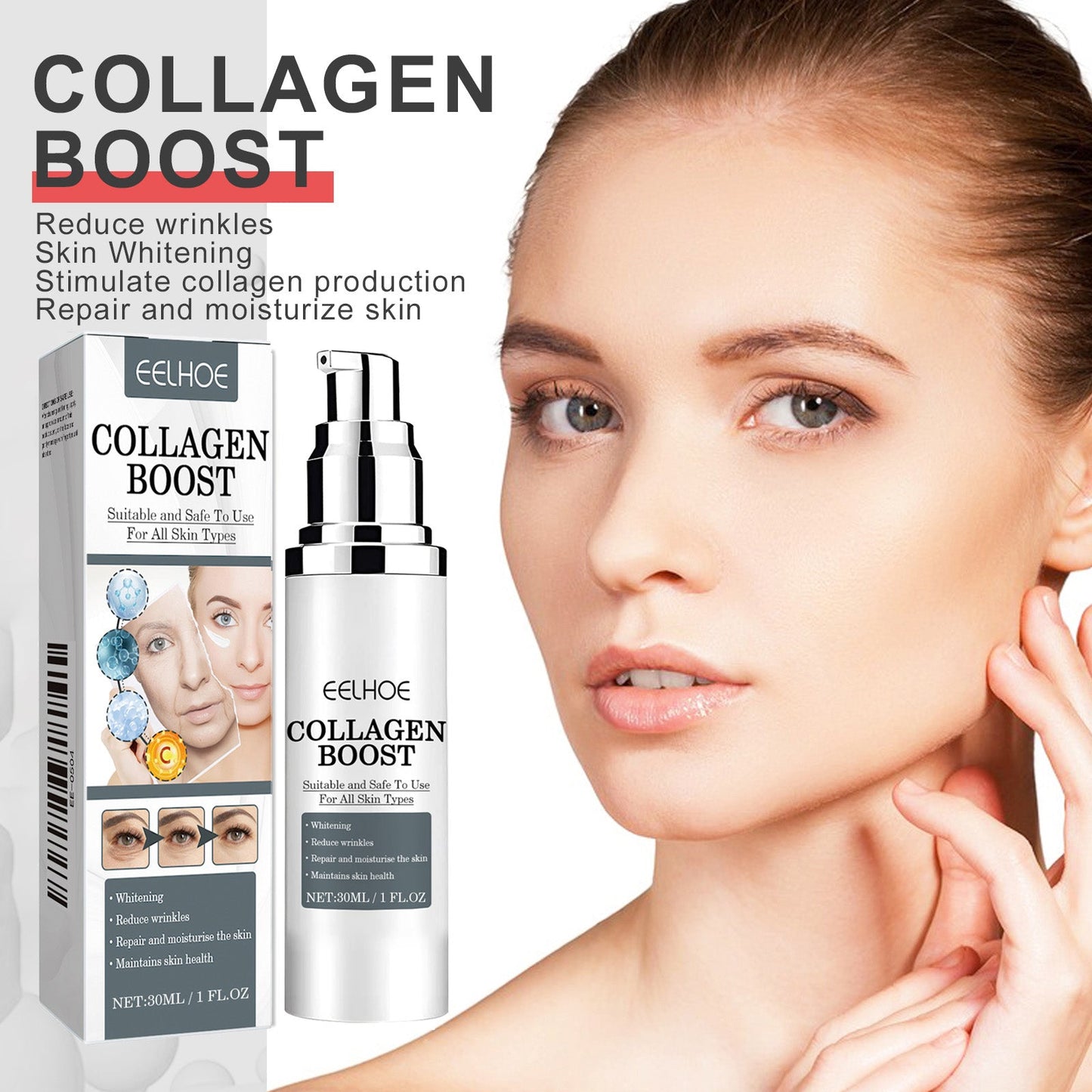 EELHOE Collagen Cream – Anti-Aging Moisturizer for Firmer, Smoother Skin
