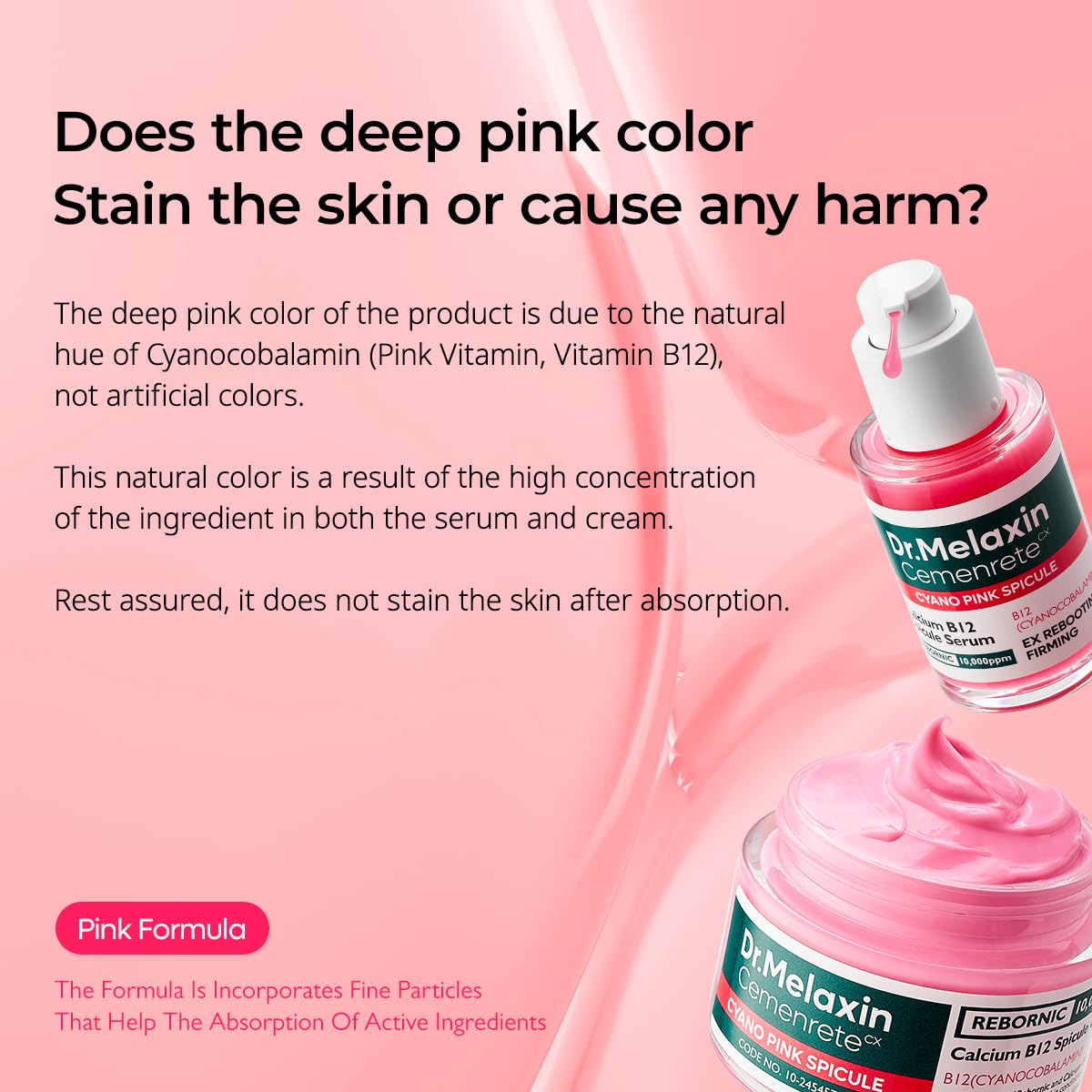 Dr. Melaxin Cemenrete Cyano Pink Spicule Cream – 50ml