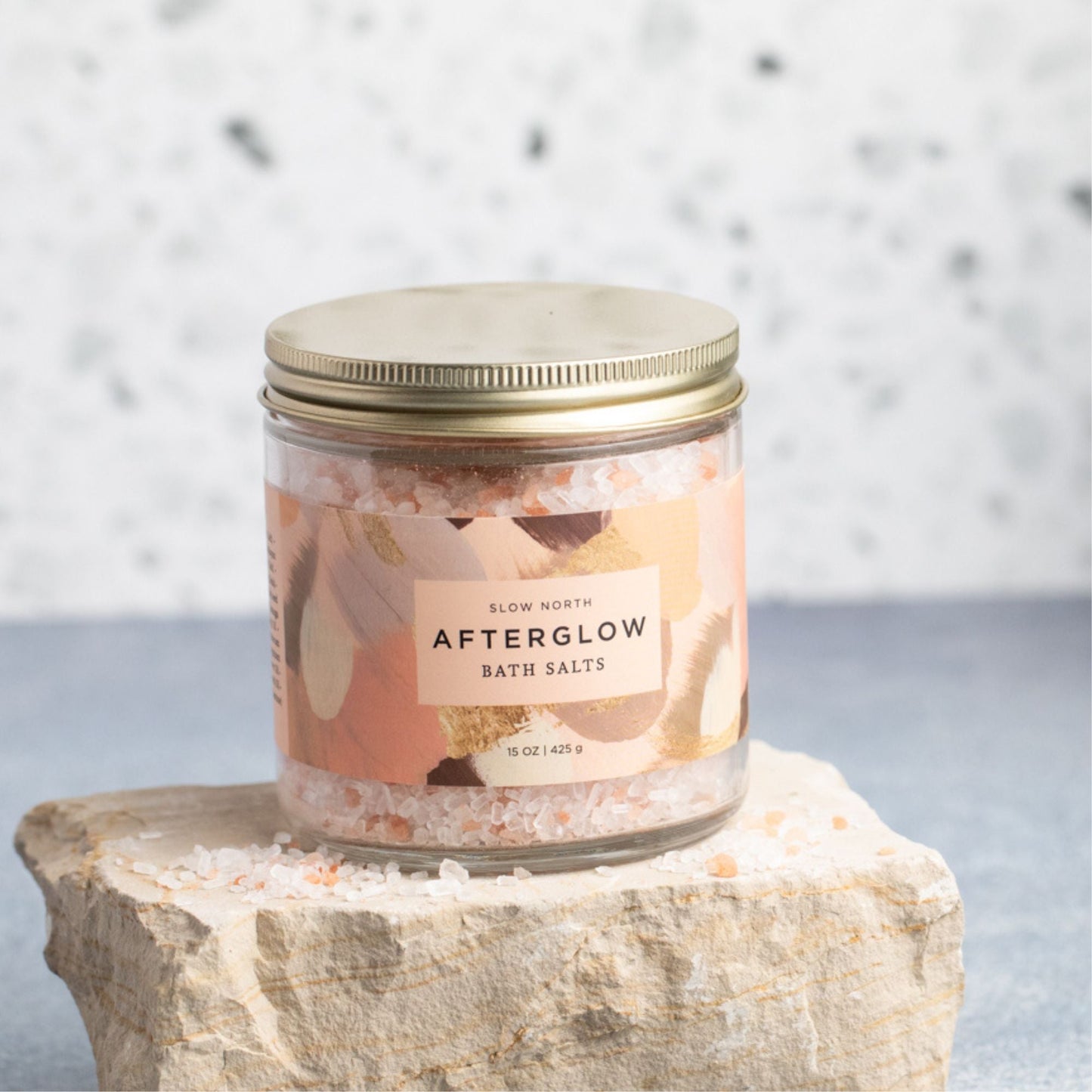 Afterglow Bath Salts by Slow North – Floral & Sandalwood Aromatherapy Soak