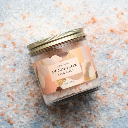 Afterglow Bath Salts by Slow North – Floral & Sandalwood Aromatherapy Soak