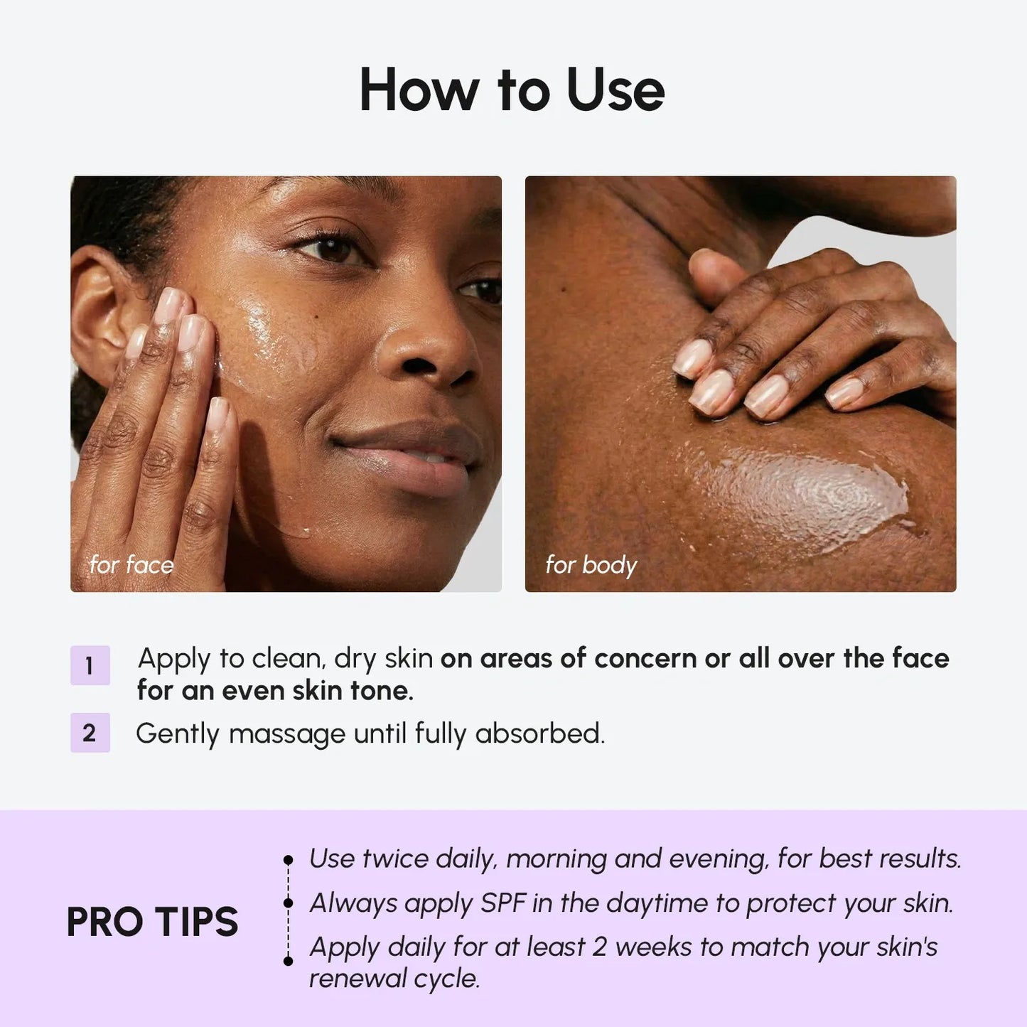 Face & Body Dark Spot Correcting Serum