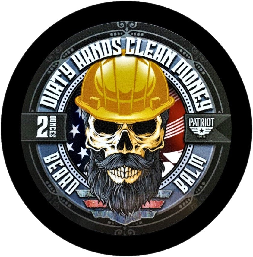 Dirty Hands Clean Money 2oz Beard Balm – Leather & Oakmoss
