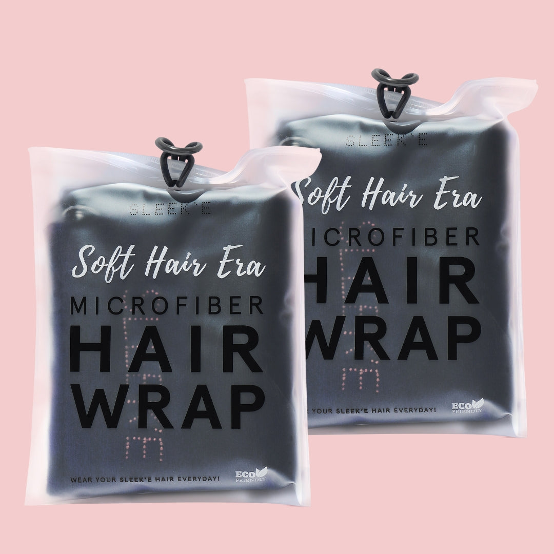 The Wrap Duo – Sleek’e Microfiber Hair Wrap | 8 Colors