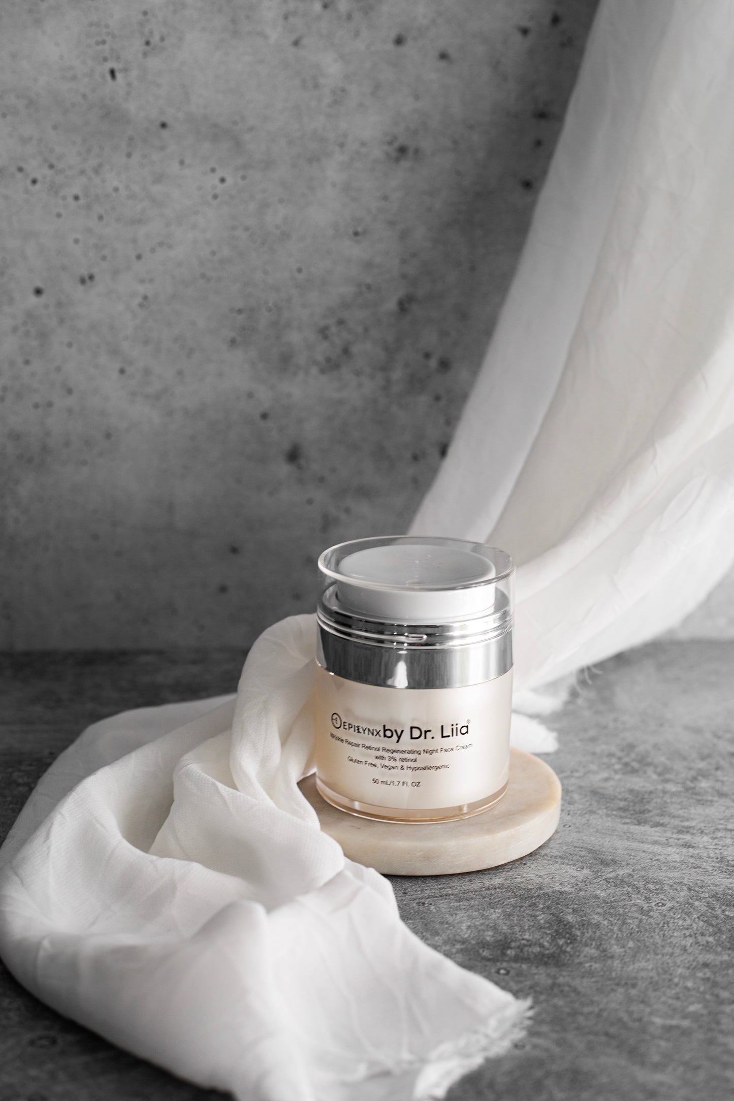 Wrinkle Repair Retinol Night Cream – Vegan & Gluten-Free Anti-Aging Moisturizer | 50ml