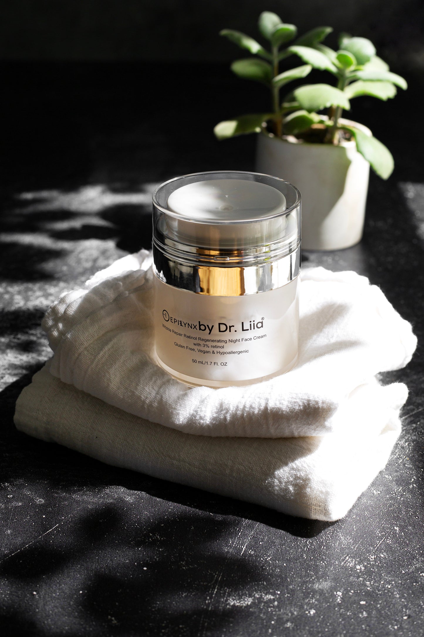 Wrinkle Repair Retinol Night Cream – Vegan & Gluten-Free Anti-Aging Moisturizer | 50ml
