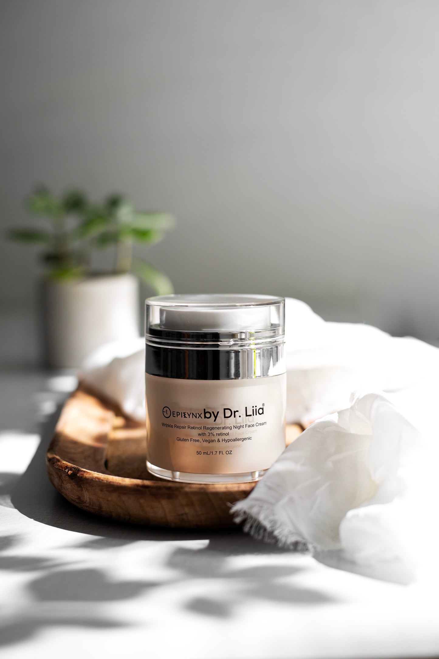 Wrinkle Repair Retinol Night Cream – Vegan & Gluten-Free Anti-Aging Moisturizer | 50ml