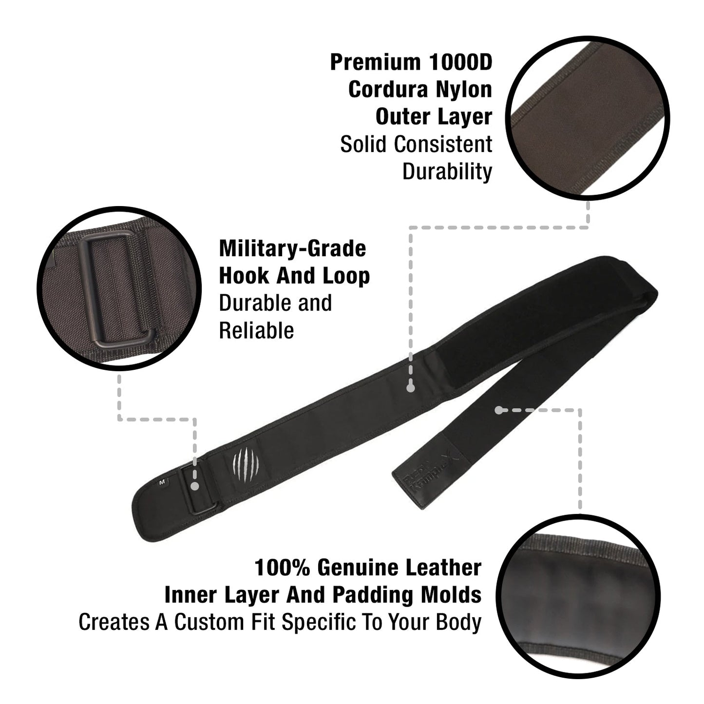 Bear KompleX APEX Premium Leather Weight Lifting Belt