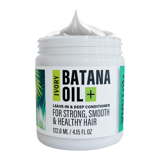 Ivory Batana Oil Leave-In & Deep Conditioning Hair Mask – Repair, Strengthen & Protect | 4oz