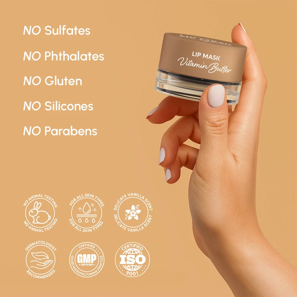 Vanilla Plumping Lip Balm & Moisturizer – Marine Collagen + Hyaluronic Acid