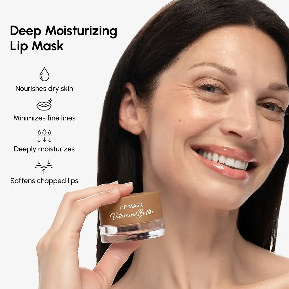Vanilla Plumping Lip Balm & Moisturizer – Marine Collagen + Hyaluronic Acid