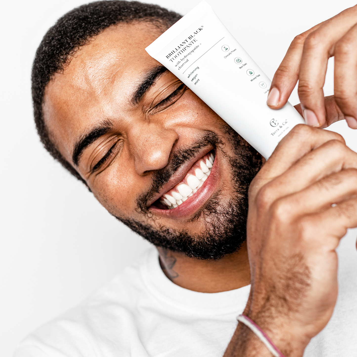 Brilliant Black® Toothpaste | Fluoride-Free Activated Charcoal Whitening