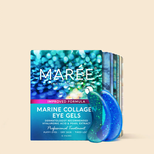 Maree Marine Collagen Eye Patches for Puffy Eyes & Dark Circles