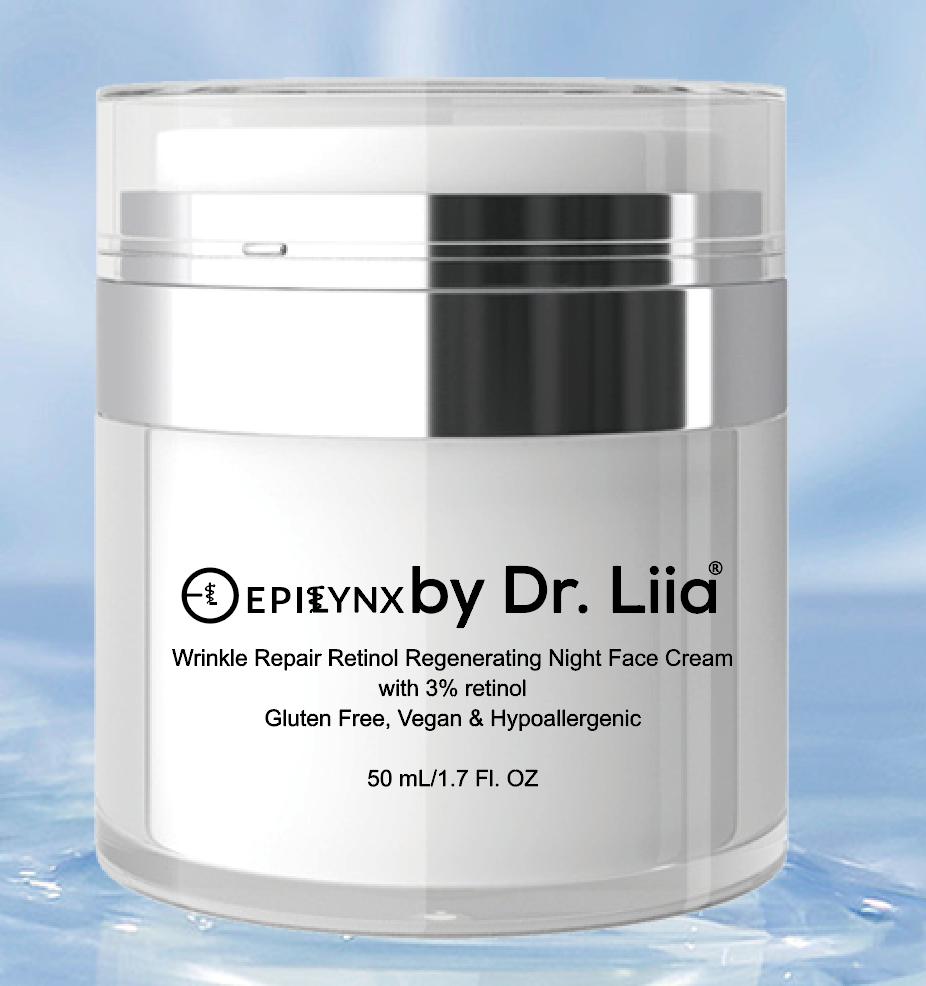 Wrinkle Repair Retinol Night Cream – Vegan & Gluten-Free Anti-Aging Moisturizer | 50ml