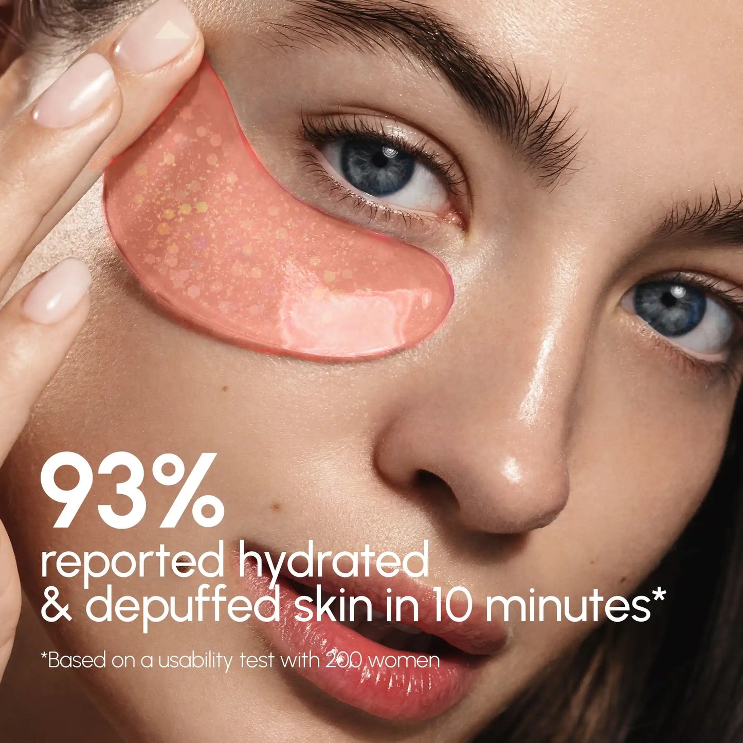 Pink Eye Patches for Puffy Eyes & Dark Circles