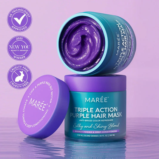 Maree Purple Toning Hair Mask for Blonde & Bleached Hair