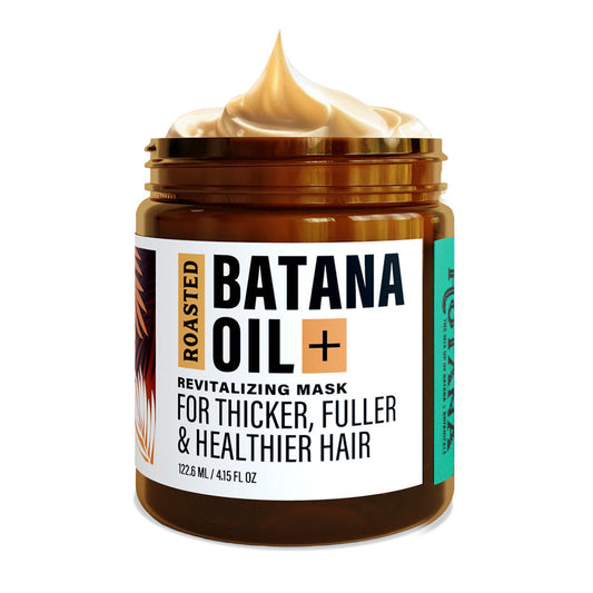 Roasted Batana Oil Nourishing Hair Mask – Growth, Hydration & Shine | 4oz