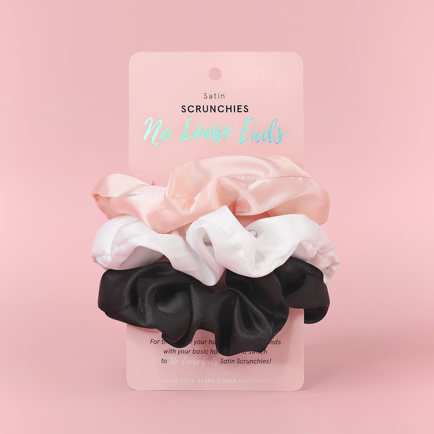 Cloud Nine Hair Essentials Bundle – Spa Headband & Satin Scrunchies