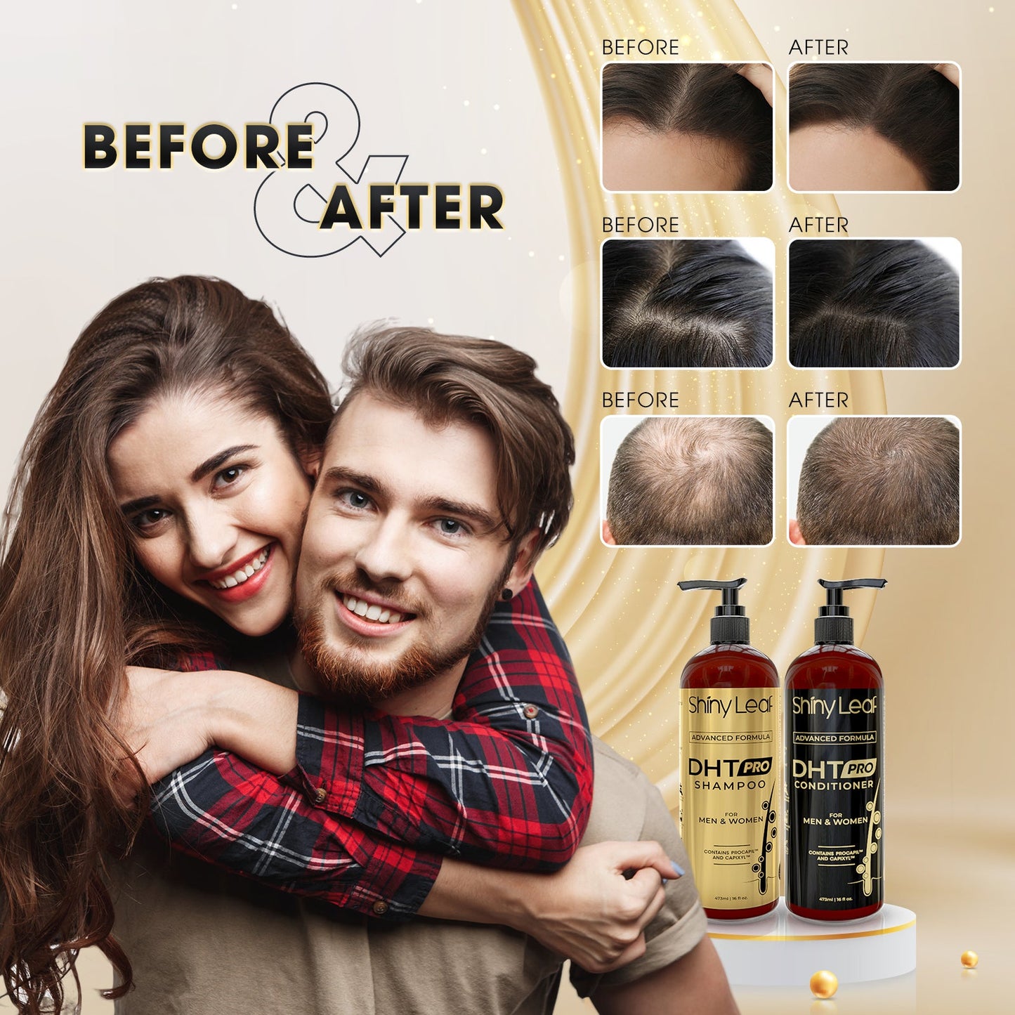Bariatric Hair Care Bundle | Multivitamin with Iron + DHT Pro Shampoo & Conditioner