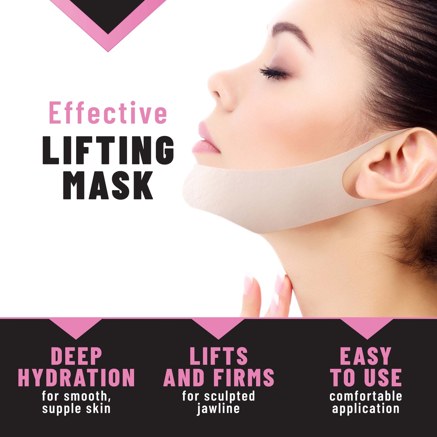 V-Line Lifting Mask by TOLEVITA – Jawline Sculpting & Hydrogel Treatment