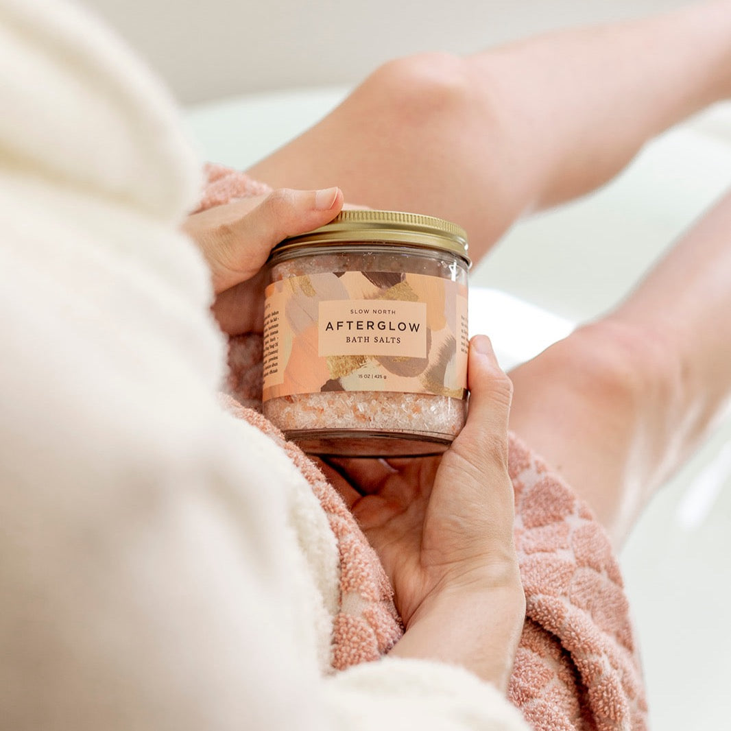 Afterglow Bath Salts by Slow North – Floral & Sandalwood Aromatherapy Soak