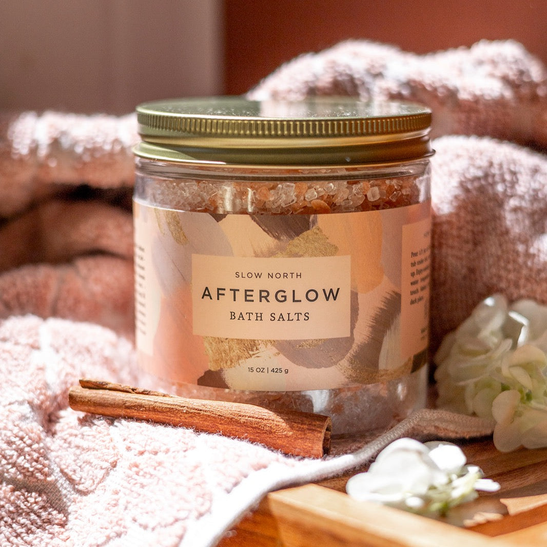 Afterglow Bath Salts by Slow North – Floral & Sandalwood Aromatherapy Soak