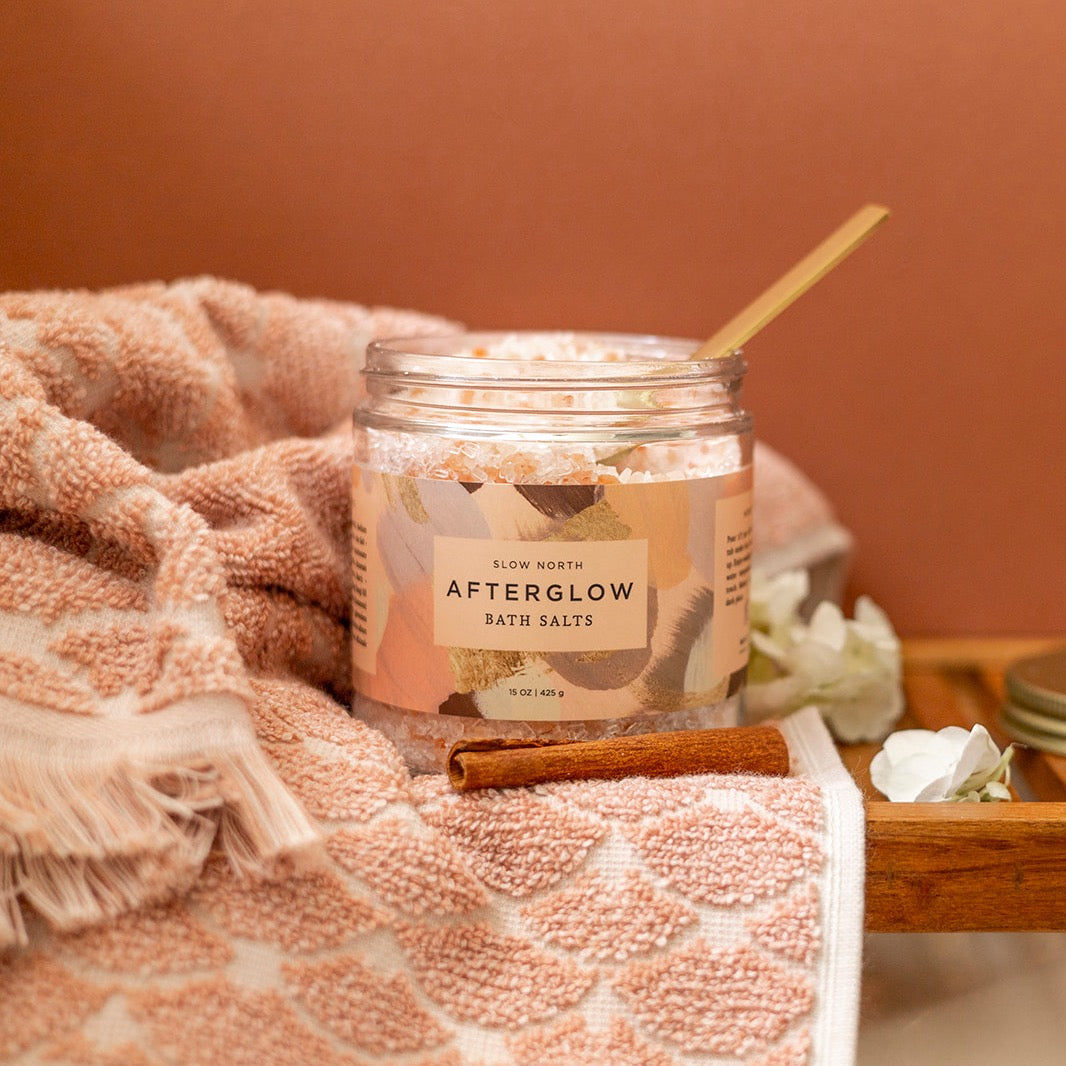 Afterglow Bath Salts by Slow North – Floral & Sandalwood Aromatherapy Soak