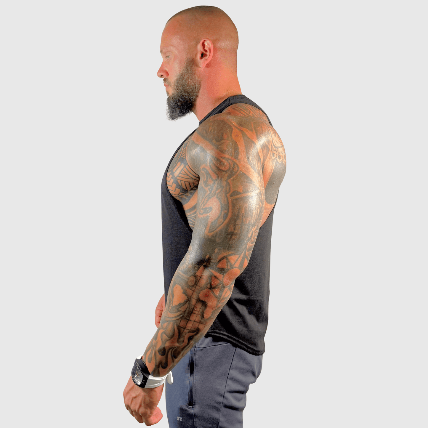 Drop Arm Tank Top – Slim Fit Racerback Gym Tank | Physique Bodyware