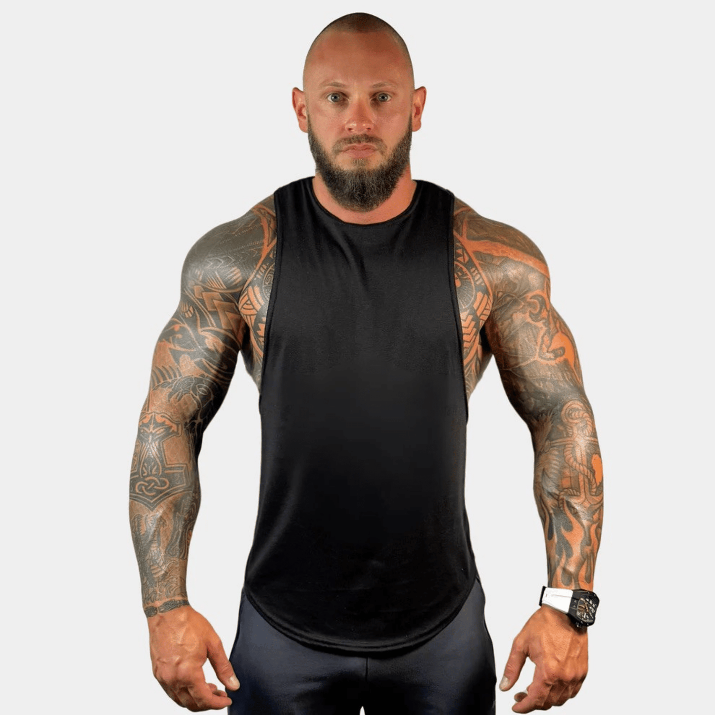 Drop Arm Tank Top – Slim Fit Racerback Gym Tank | Physique Bodyware