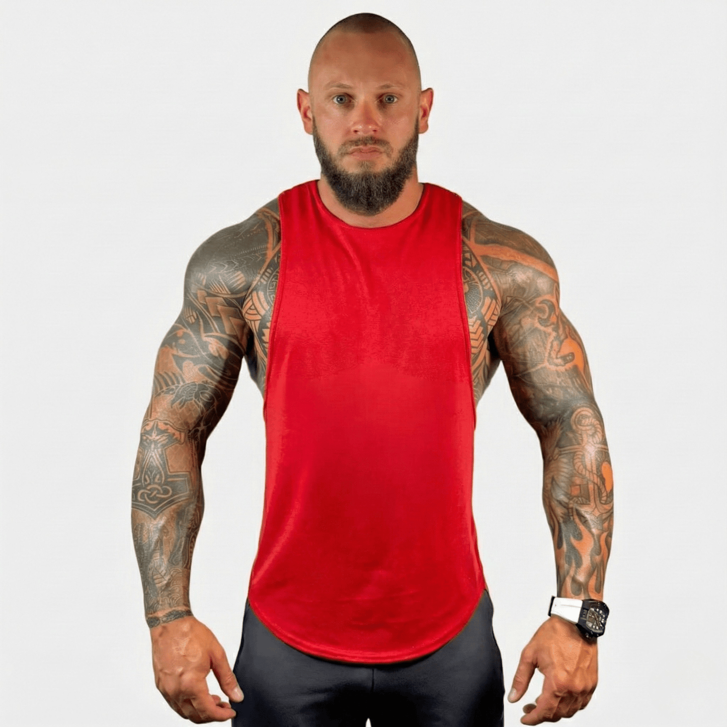 Drop Arm Tank Top – Slim Fit Racerback Gym Tank | Physique Bodyware