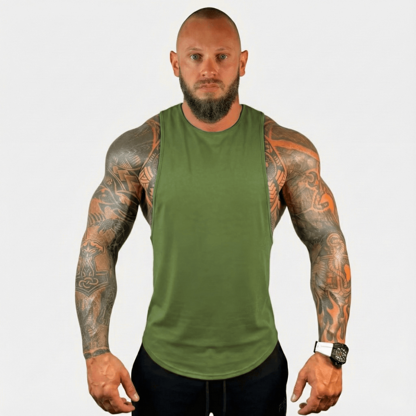 Drop Arm Tank Top – Slim Fit Racerback Gym Tank | Physique Bodyware