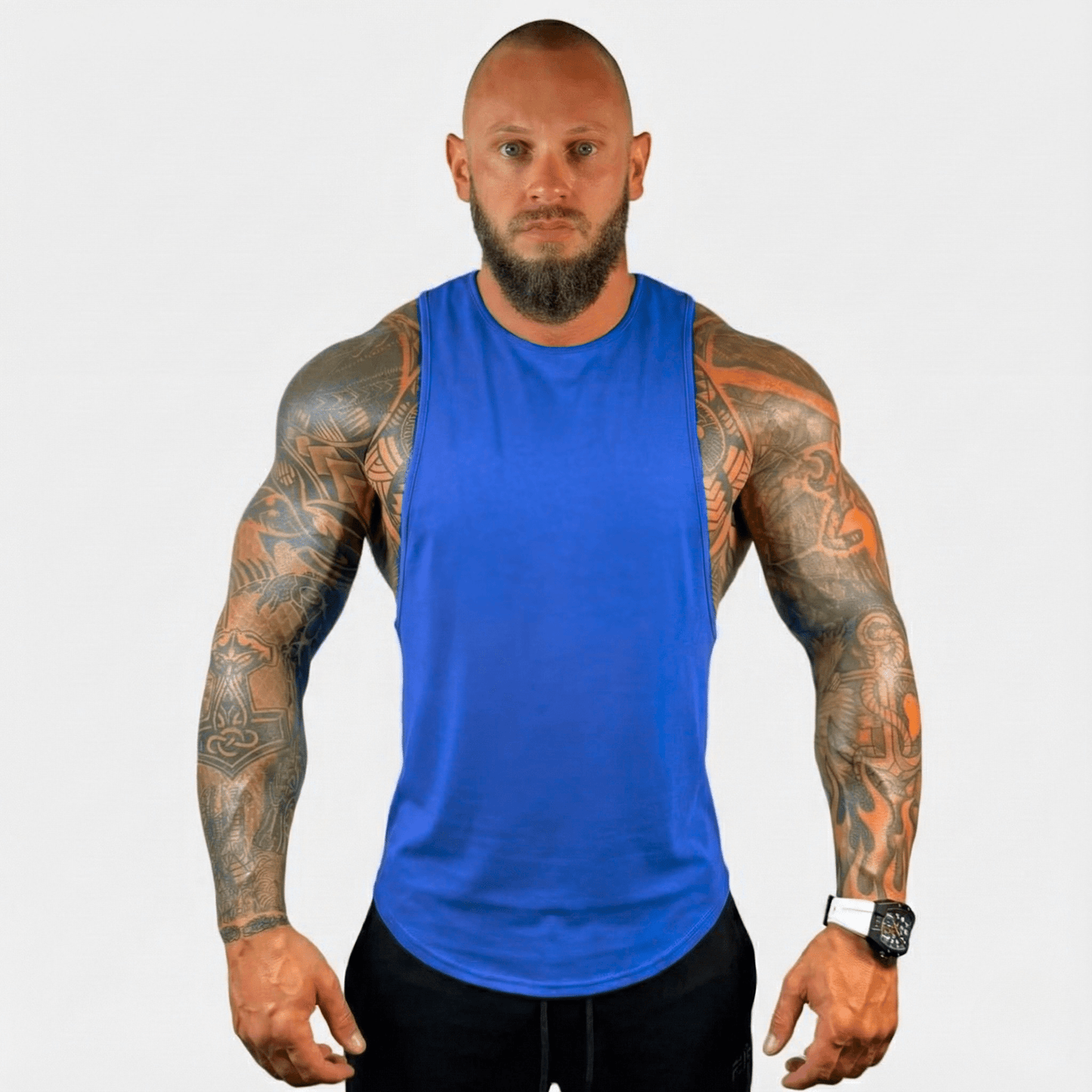 Drop Arm Tank Top – Slim Fit Racerback Gym Tank | Physique Bodyware