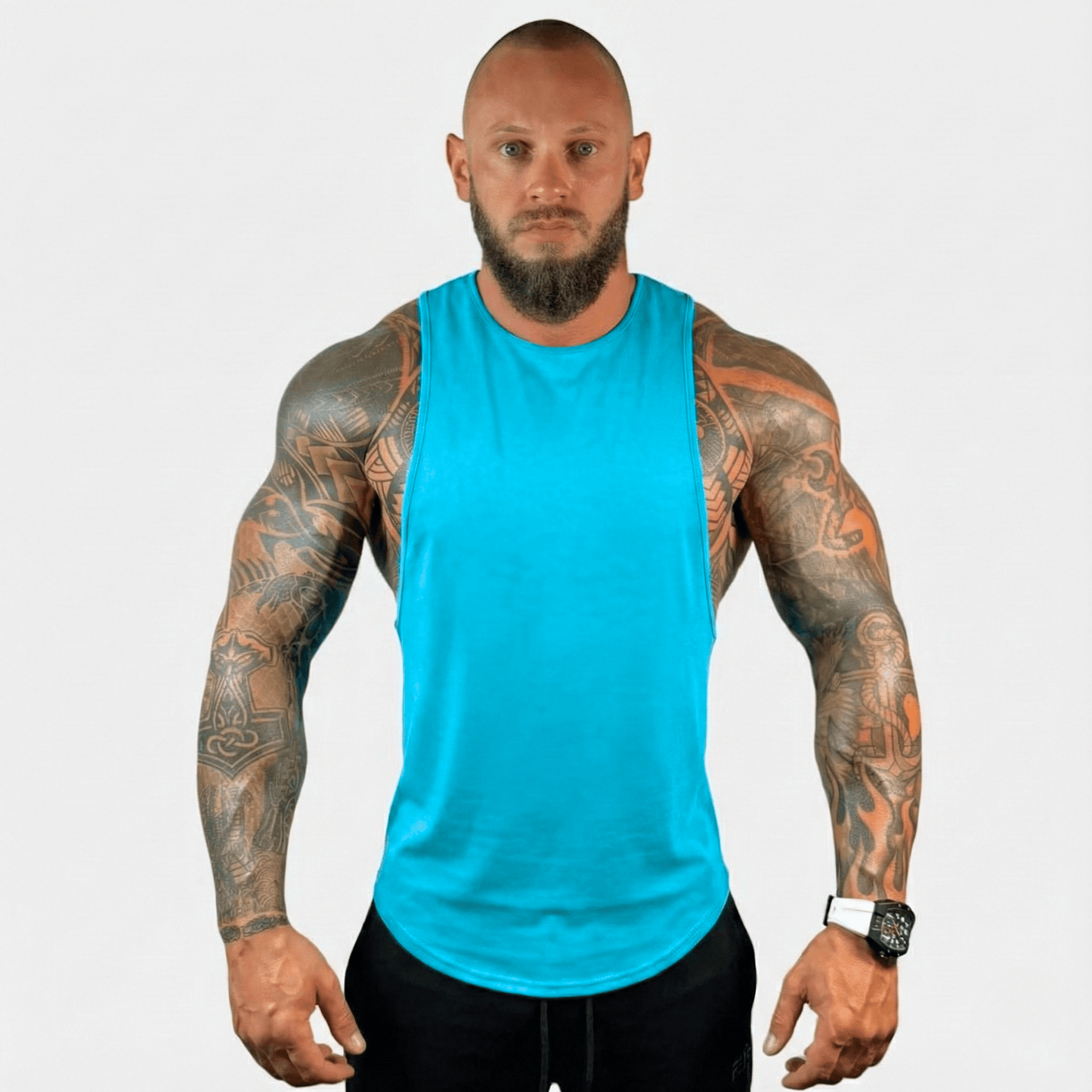 Drop Arm Tank Top – Slim Fit Racerback Gym Tank | Physique Bodyware