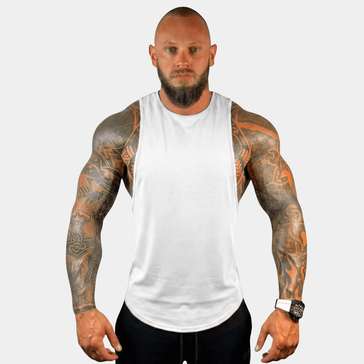 Drop Arm Tank Top – Slim Fit Racerback Gym Tank | Physique Bodyware