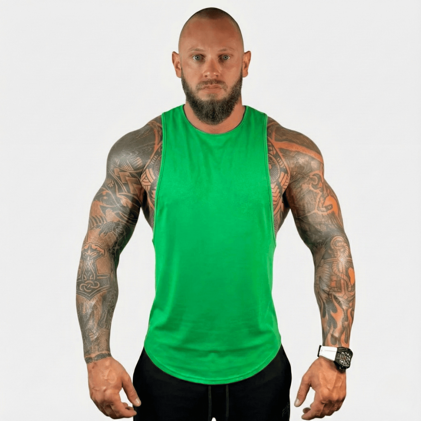 Drop Arm Tank Top – Slim Fit Racerback Gym Tank | Physique Bodyware