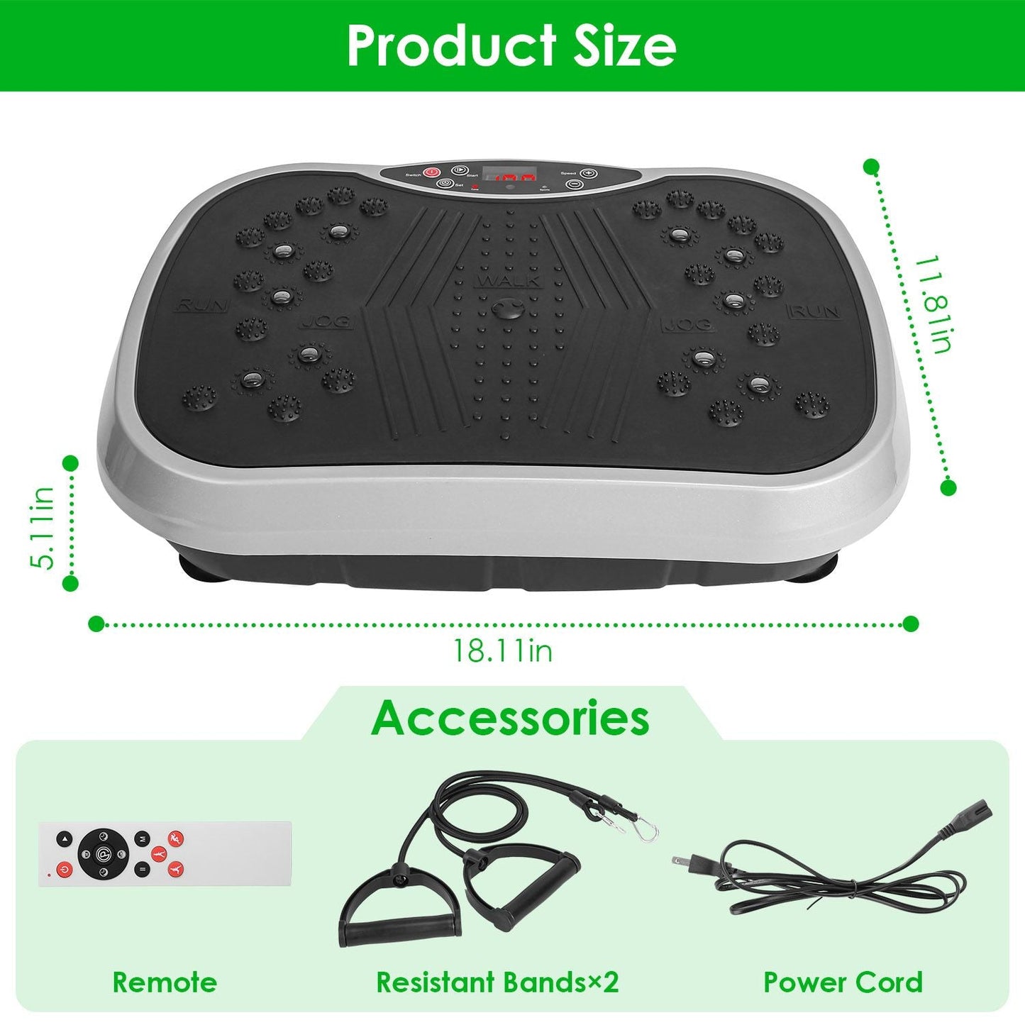 Whole Body Vibration Plate – Home Fitness Machine