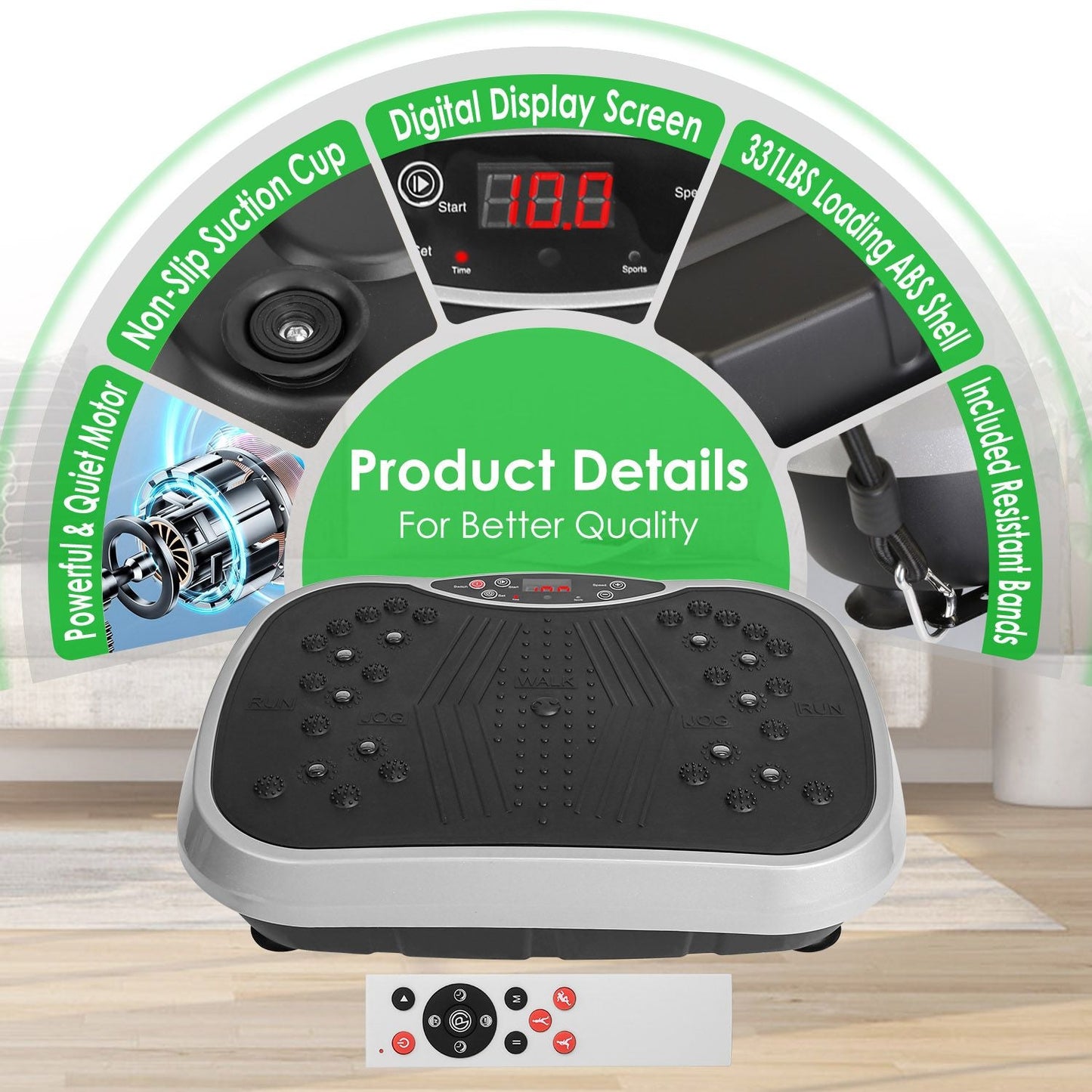 Whole Body Vibration Plate – Home Fitness Machine